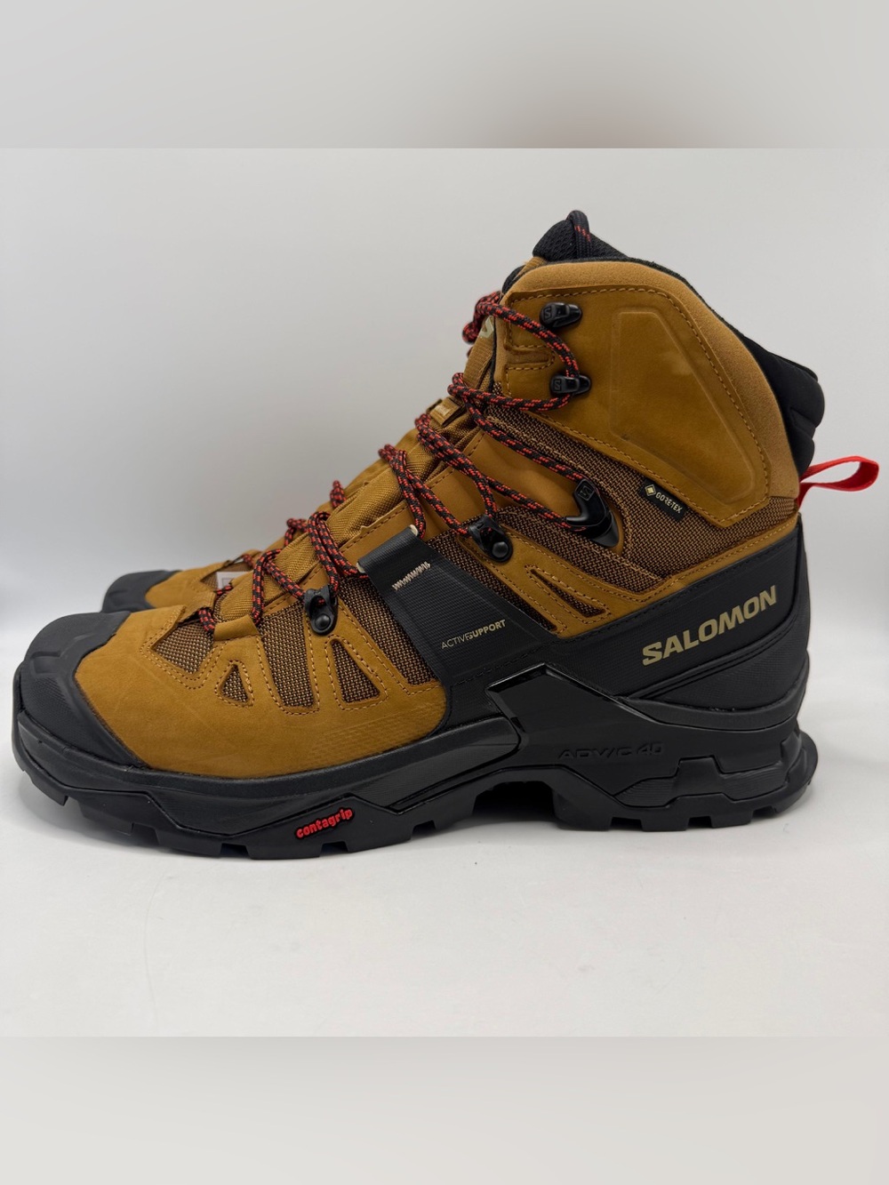 Salomon Quest 4 GTX Gore-Tex Hiking Boots Brown Black Mens Size 11 NWT